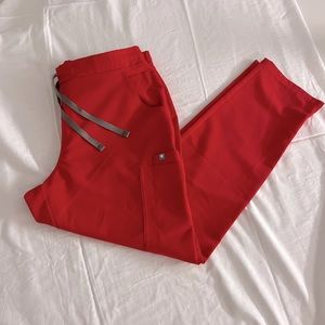 FIGS Red scrub pants